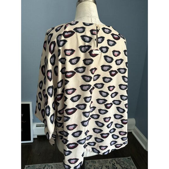 Bells Andy Warhol Marilyn Monroe Lips Pop Art Top M/L - Picture 4 of 7